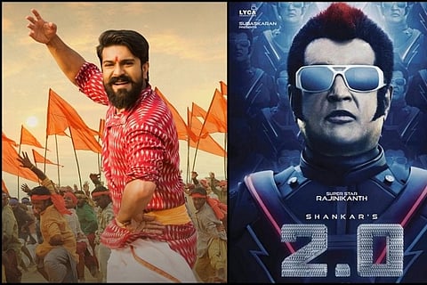 Rajini’s '2.O' yet to cross Ram Charan's 'Rangasthalam' figures in Telugu states