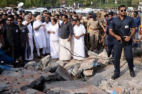 CM Chandy terms PM's visit in the wake of the Kollam tragedy a ‘big relief’ waving aside DGP’s objection