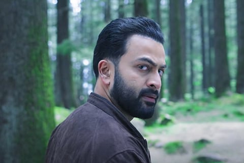 Prithviraj in a scene from Nine