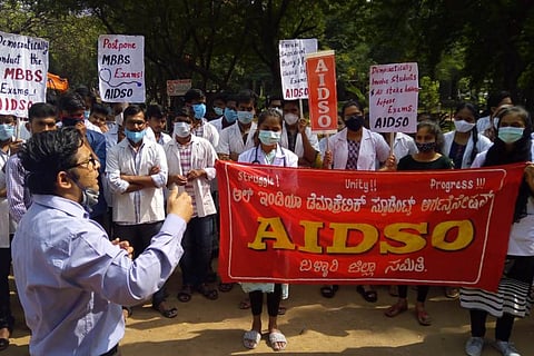 Medical student protest