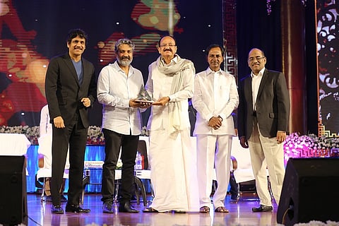 Director SS Rajamouli conferred with ANR award, says its an impetus to work harder