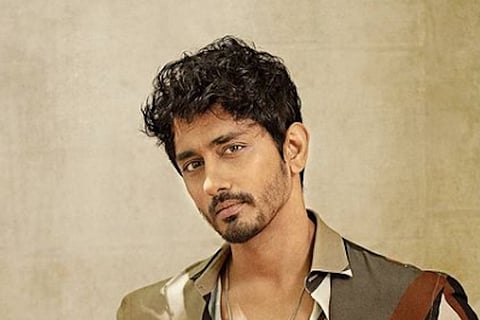 Actor Siddharth close up shot 
