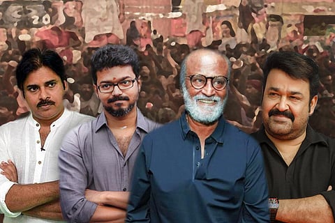 Pawan Kalyan, Vijay, Rajinikanth and Mohanlal 