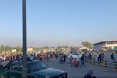 Several killed at Kabul airport as two suicide bombers, gunmen attack crowd