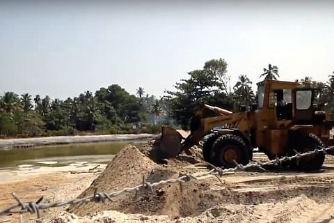 Representative image of sand mining
