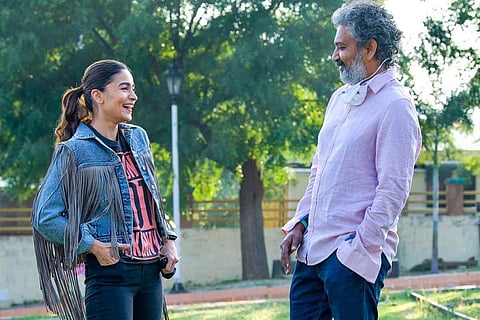 Alia Bhatt and 'RRR' director SS Rajamouli
