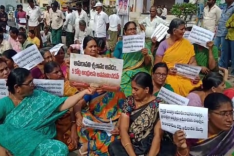 Farmers from 29 Amaravati villages protest Jagan’s proposal for three capitals 