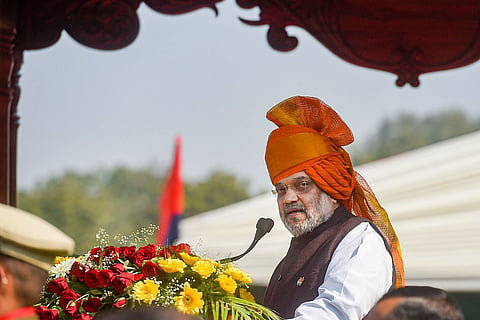Union Home Minister Amit Shah at Raising Day Parade of Delhi Police: All religions must accept school dress code, says Amit Shah on hijab row