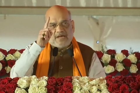 Amit Shah arrives in Chennai, meets industrialists, sportspersons, film personalities