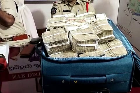 Nearly Rs 2 crore cash seized from bus passengers in Andhra Pradesh in NTR district