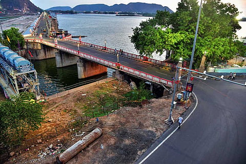 Prakasam Barrage during coronavirus lockdown 