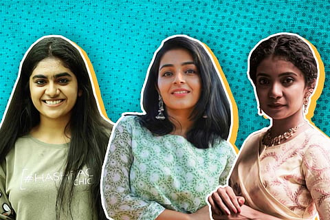 Actors Nimisha Sajayan, Rajisha Vijayan, Anna Ben