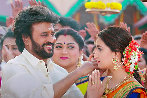 Rajinikanth and Keerthy Suresh in Annaatthe 