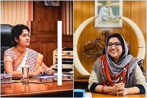 TV Anupama and Adeela Abdulla, Kerala Women IAS Officers 