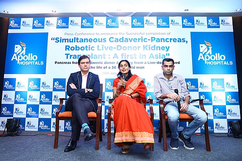 Asia’s first simultaneous Pancreas-Kidney transplant performed at Apollo, Chennai
