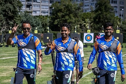 Indian men's recurve team