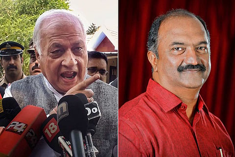Arif Mohammed Khan and K N Balagopal