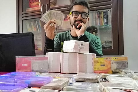 Meet the Kerala man who holds a record for having 11,111 Indian one-rupee notes