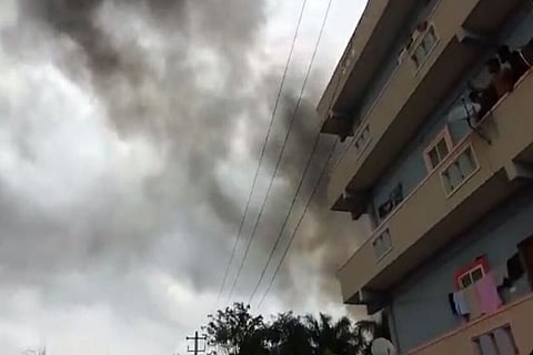 Smoke from the chemical factory engulfed apartments nearby 
