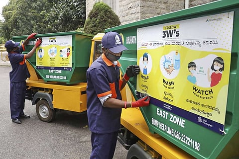 BBMP garbage collection vehicle