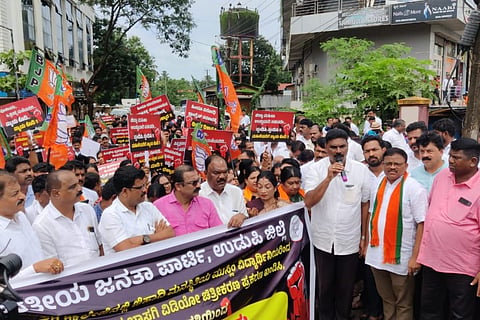 BJP demands Union Government's intervention in filming incident in Udupi college