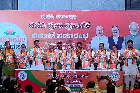 BJP promises 3 free LPG cylinders to BPL families annually, says it’s not a freebie 