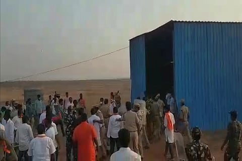 BJP clashes with cops