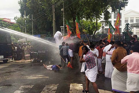 BJP protest