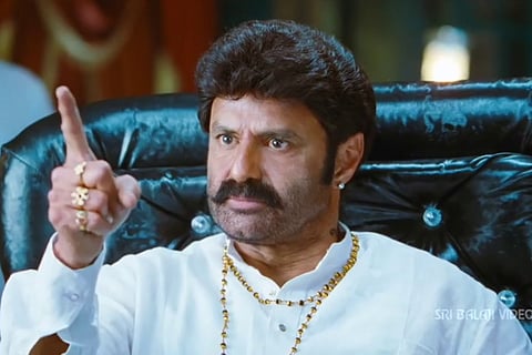 Nandamuri Balakrishna from a movie still 