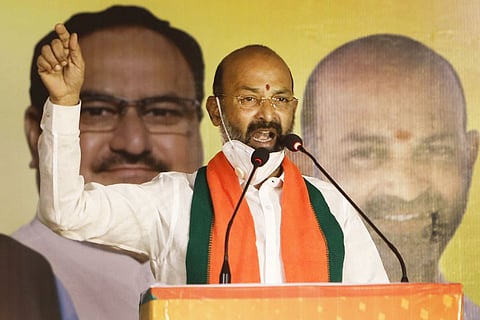 Telangana BJP chief Bandi Sanjay