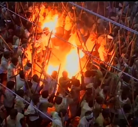 One dead, 50 injured in Andhra’s Banni festival, due to stampede-like situation