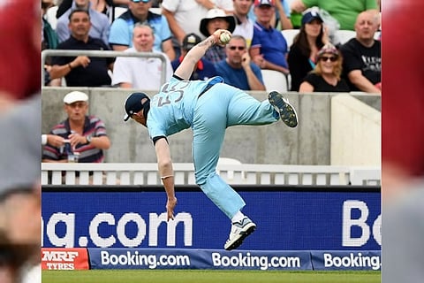 ‘Absolutely outrageous catch’: Ben Stokes takes stunner to set the World Cup alight