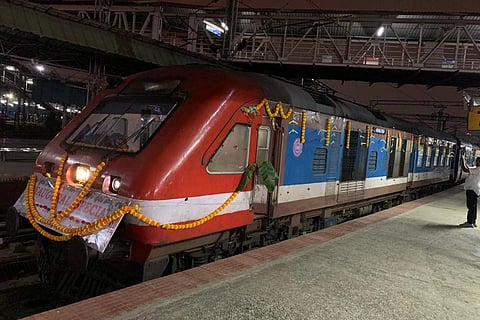 DEMU train to airport