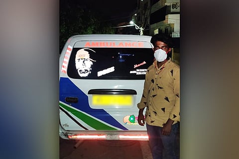 Bengaluru ambulance driver arrested for abandoning deceased's body standing in front of the ambulance 