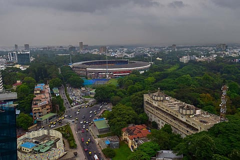 Bengaluru weather: Dark clouds hover in the skies