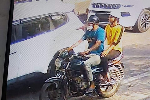 Screengrab of the two accused