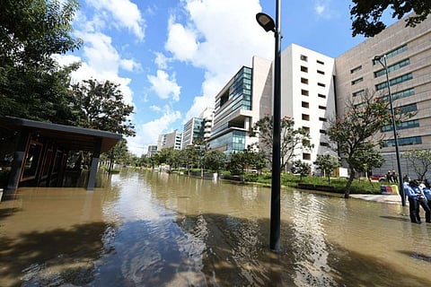 Flooding at Bengaluru's Manyata Tech Park