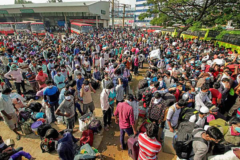 Migrant workers in Bengaluru