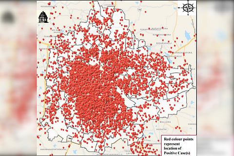 Bengaluru has 3,168 containment zones, over 50 COVID-19 cases in 126 wards