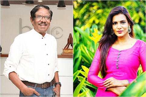 Meera Mithun and Bharathiraja 