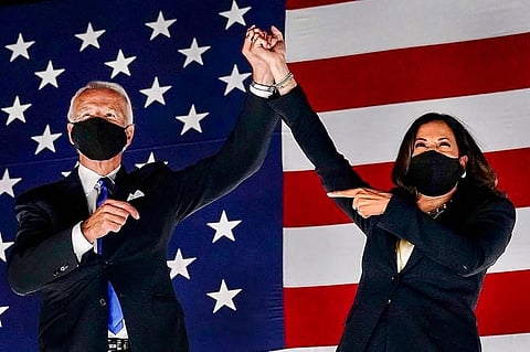 Joe Biden and Kamala Harris