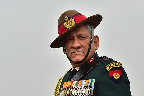 Jan 2019 file photo of Chief of Defence Staff General Bipin Rawat. 