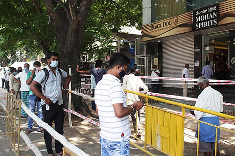 Bengaluru liquor stall
