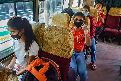 Passengers on a bus in Assam, travel agencies, employers can now check a person’s vaccination status on CoWIN 