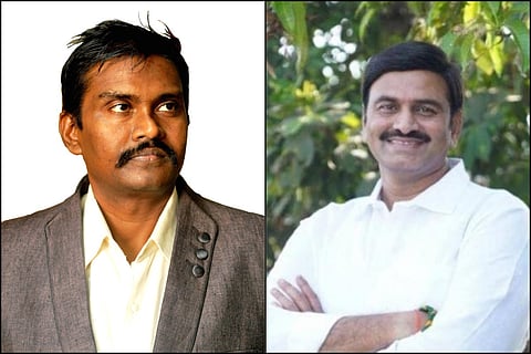 Andhra Pradesh CID chief PV Sunil Kumar and rebel YSRCP MP Raghu Ramakrishna Raju