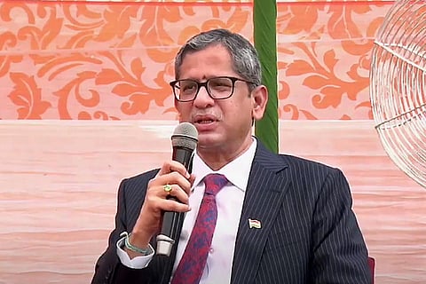 CJI Ramana speaking at the Independence Day function organised by the Supreme Court Bar Association
