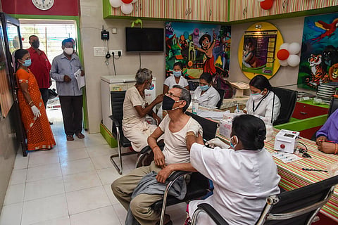 Vaccination drive in Patna