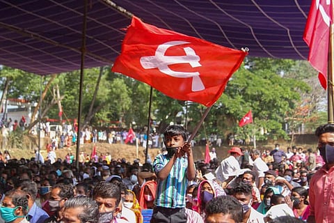 CPI(M) flag hoisted 