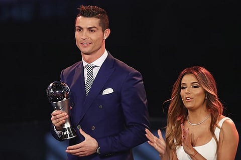 Cristiano Ronaldo named player of the year at new FIFA awards