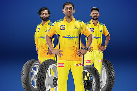 CSK's new jersey